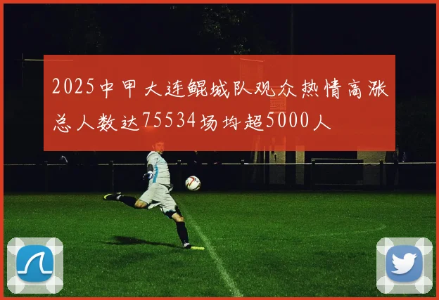 2025中甲大连鲲城队观众热情高涨总人数达75534场均超5000人